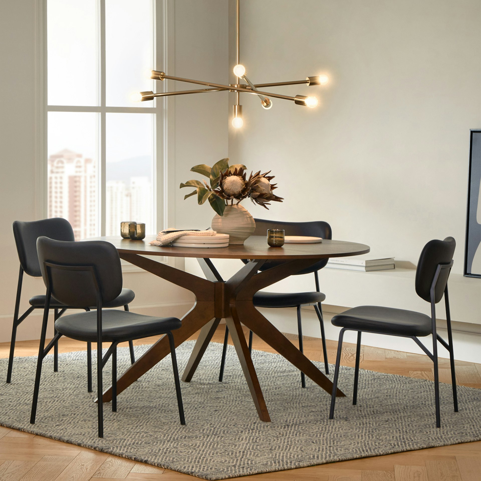 Cadza Chandelier - Brass 3 Cadza Chandelier - Brass