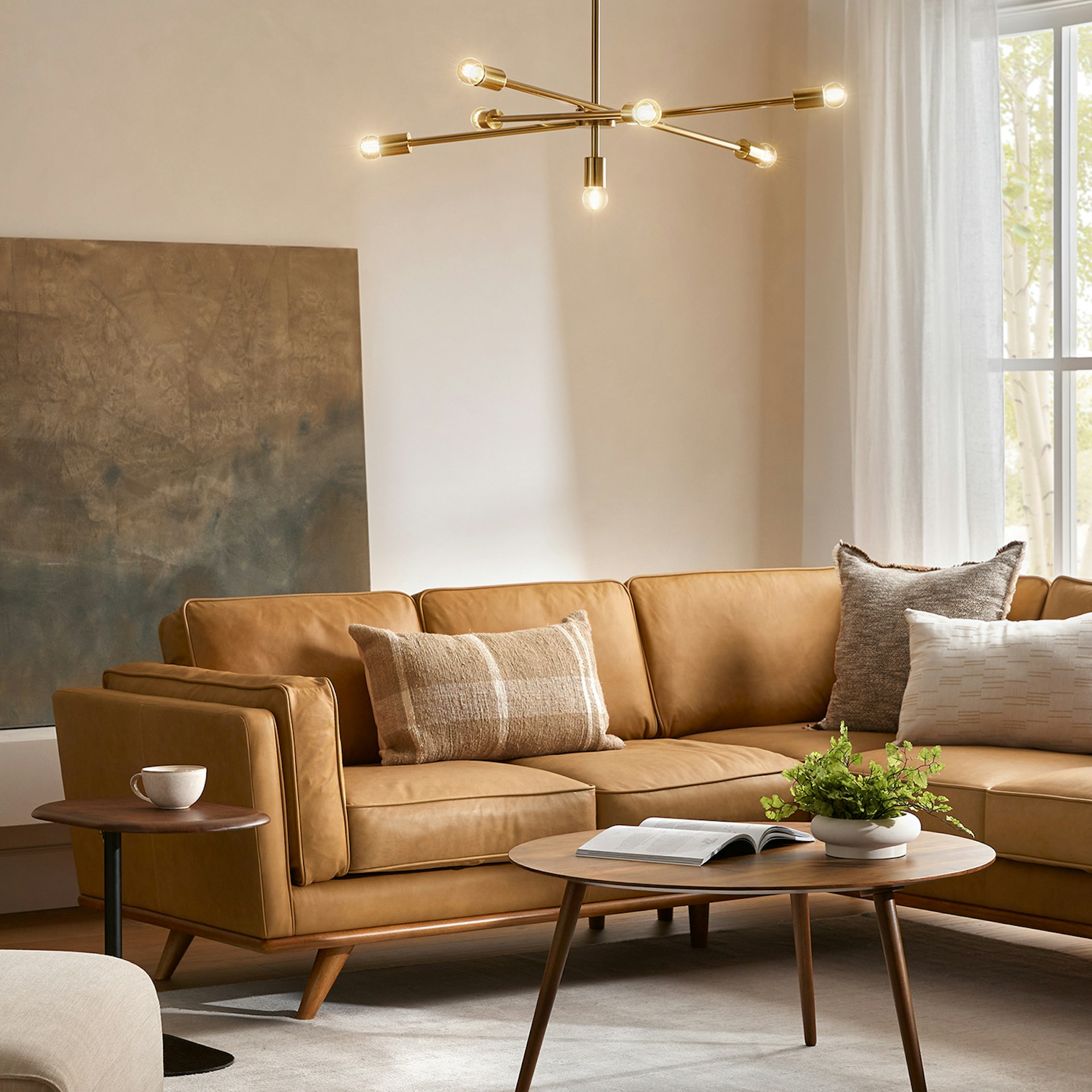Cadza Chandelier - Brass 4 Cadza Chandelier - Brass