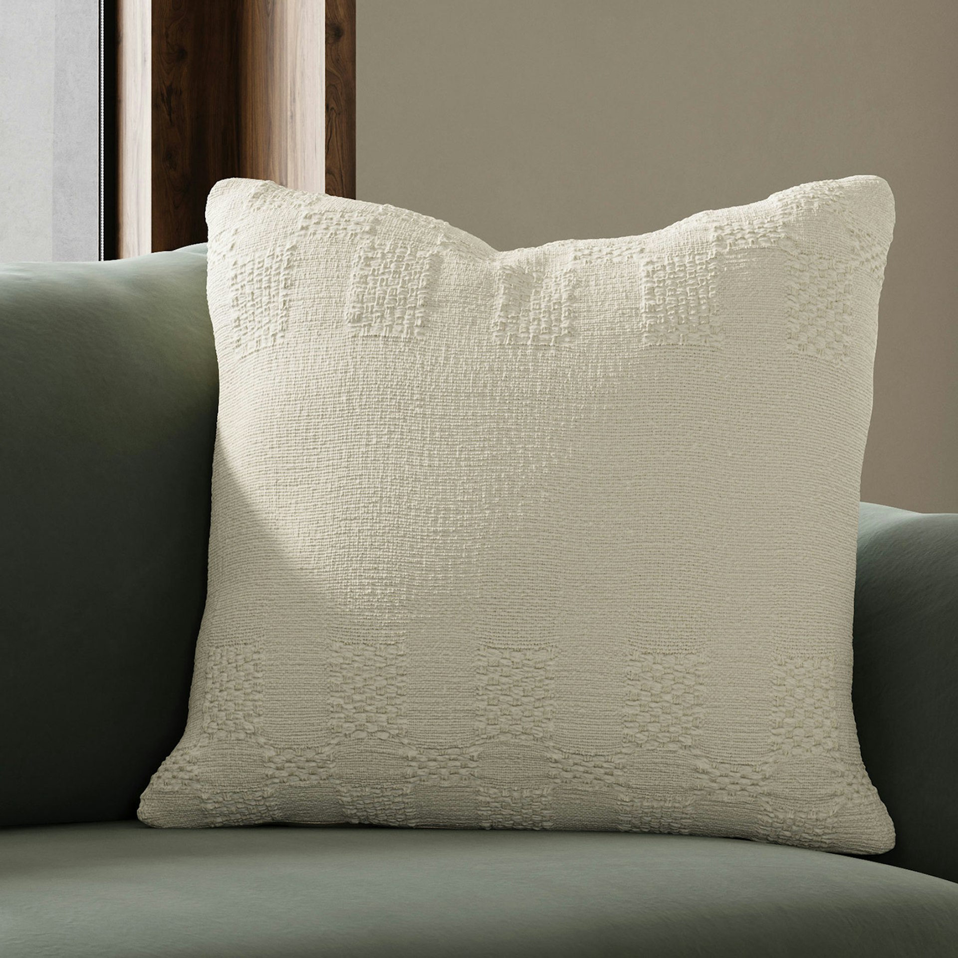 Eula Pillow - Woven Neutral