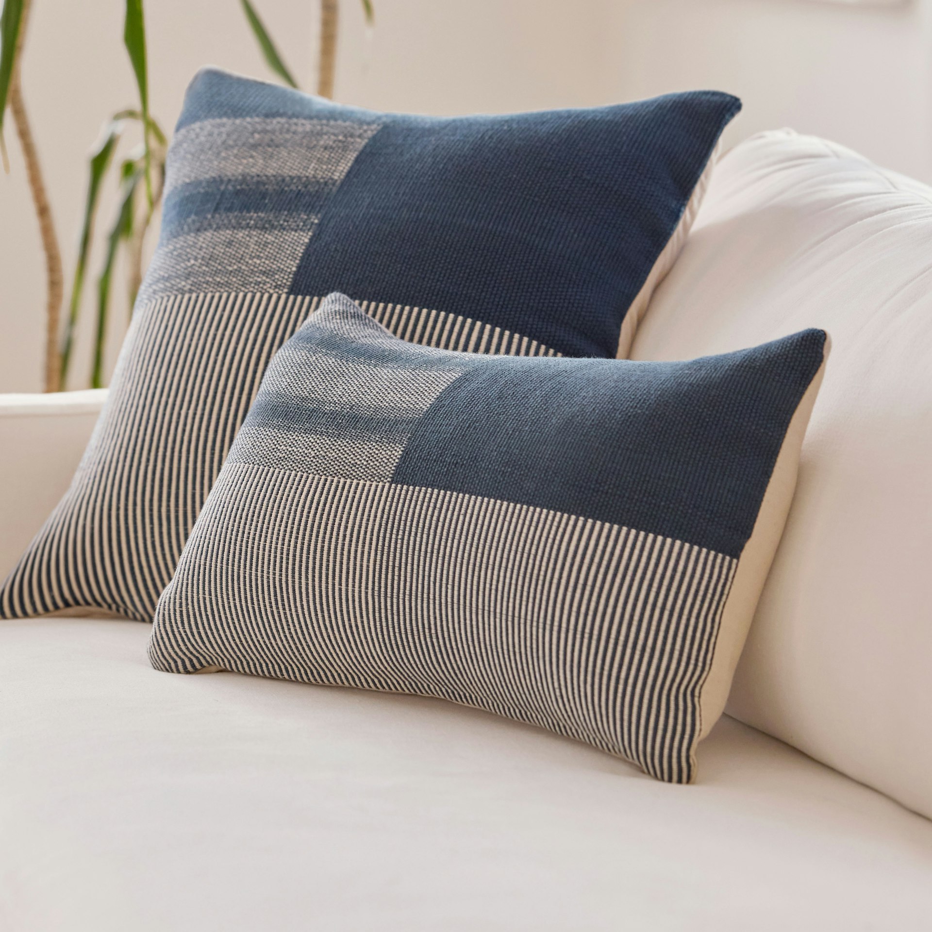 Elmer Small Pillow - Blue Multi