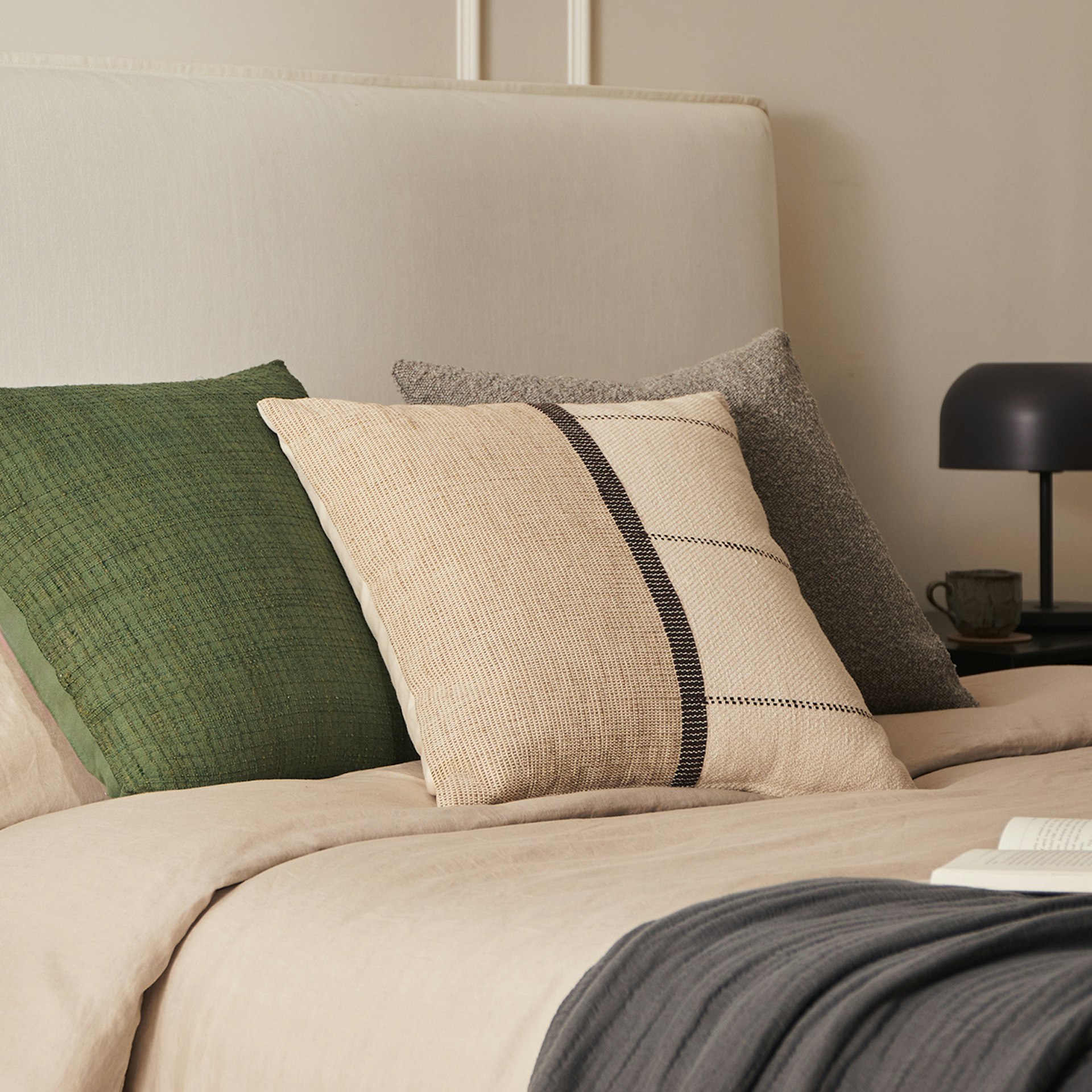 Clayton Pillow - Boardwalk Ivory