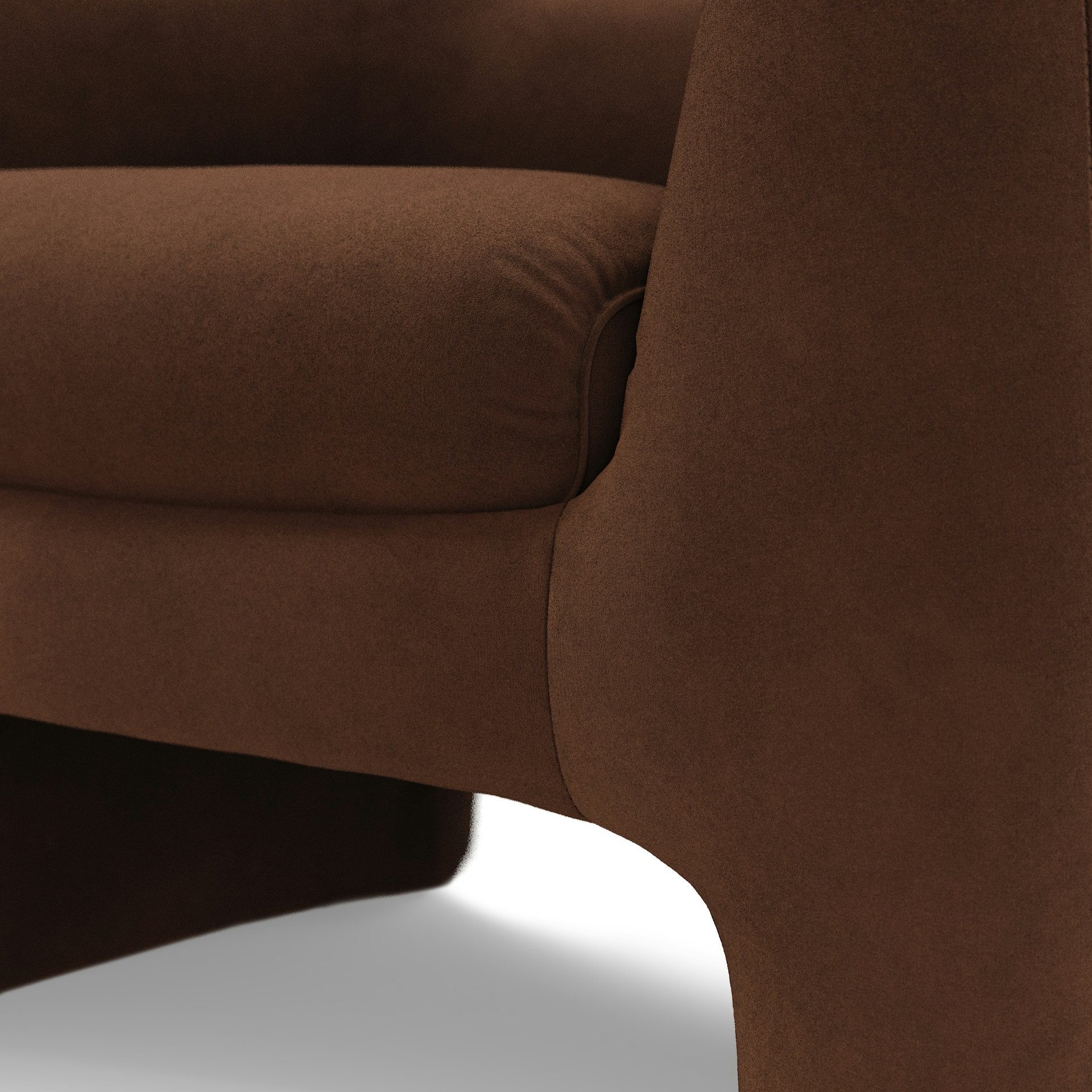 Eleanor 34" Velvet Lounge Chair - Hale Earth 10 Eleanor 34" Velvet Lounge Chair - Hale Earth