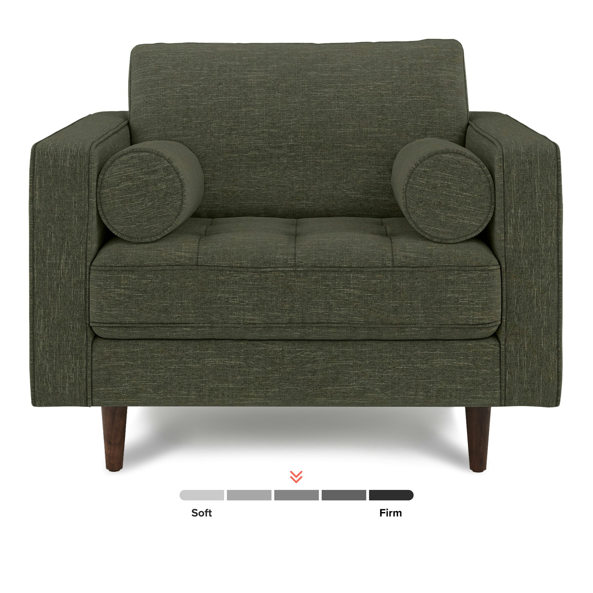 Sven 42" Tufted Lounge Chair - Fir Green 4 Sven 42" Tufted Lounge Chair - Fir Green