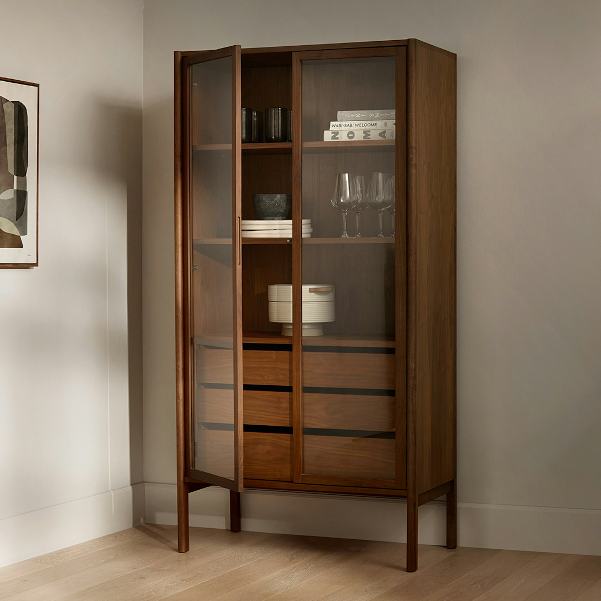 Mysen 35.5" Cabinet - Walnut