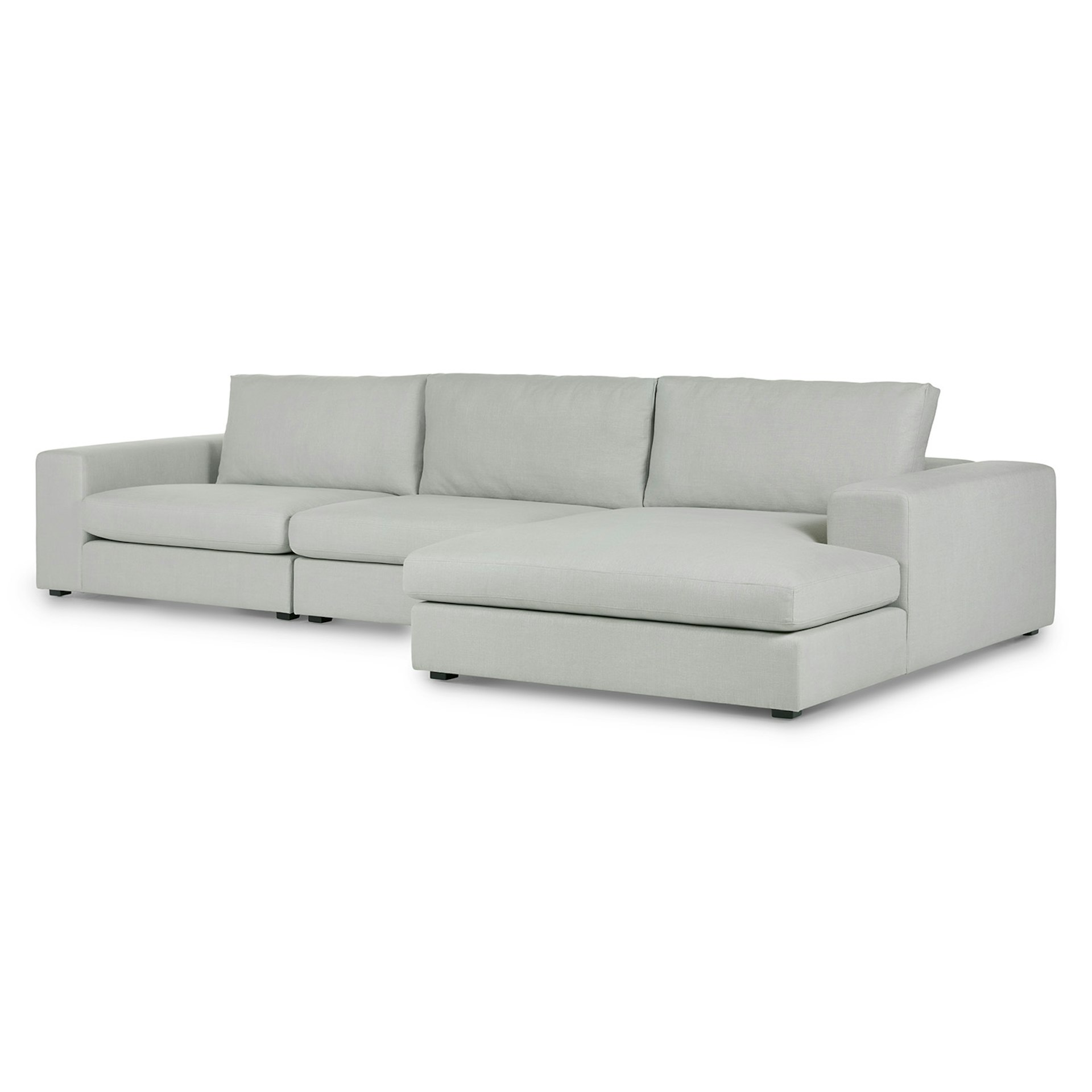 Beta 137.5" Right Modular Chaise Sectional - Welsh Gray 3 Beta 137.5" Right Modular Chaise Sectional - Welsh Gray