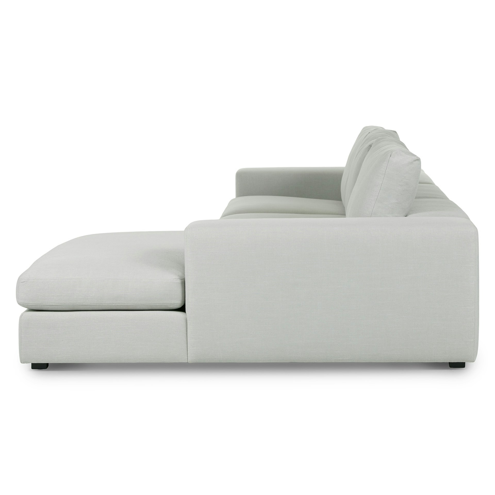 Beta 137.5" Right Modular Chaise Sectional - Welsh Gray 5 Beta 137.5" Right Modular Chaise Sectional - Welsh Gray