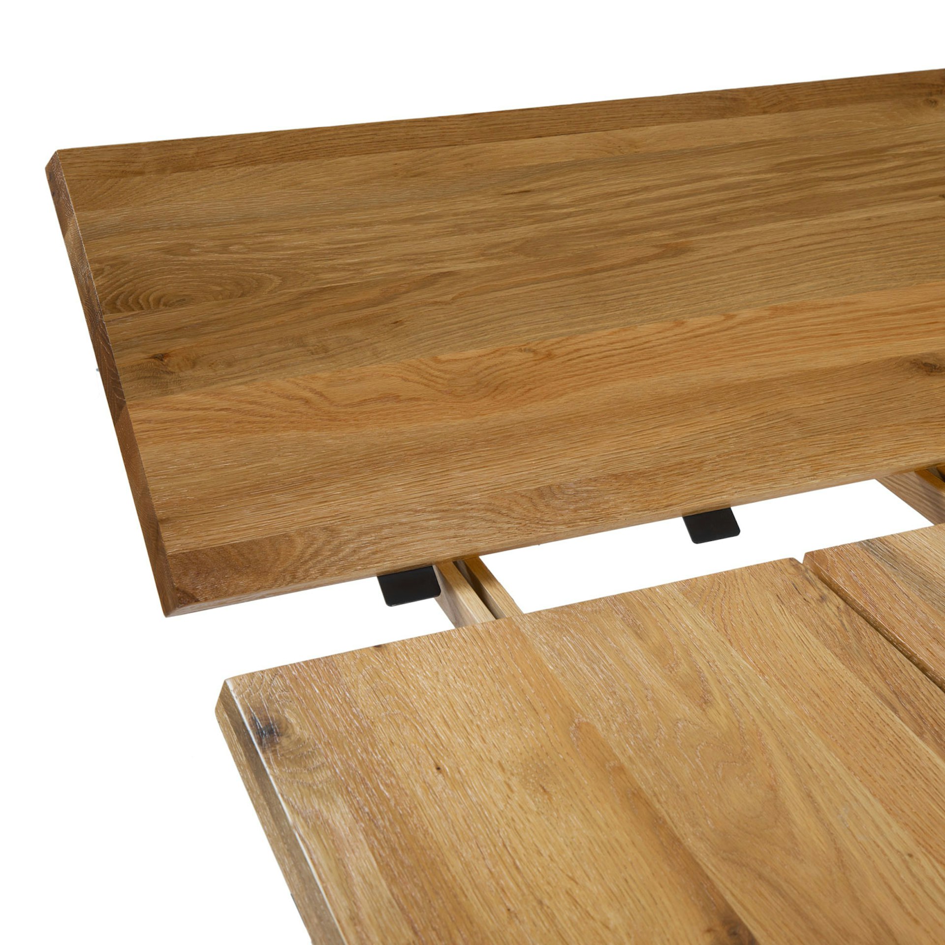 Madera 86" - 125" Solid Wood Extendable Dining Table - Oak 11 Madera 86" - 125" Solid Wood Extendable Dining Table - Oak
