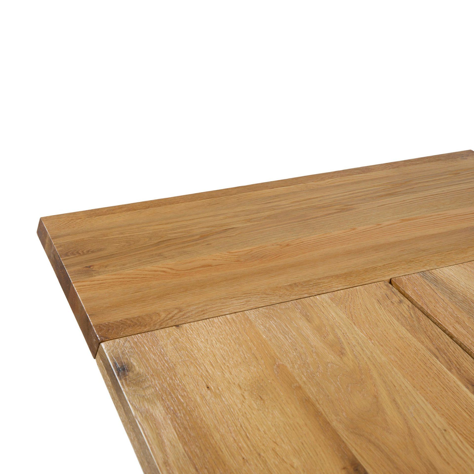 Madera 86" - 125" Solid Wood Extendable Dining Table - Oak 13 Madera 86" - 125" Solid Wood Extendable Dining Table - Oak