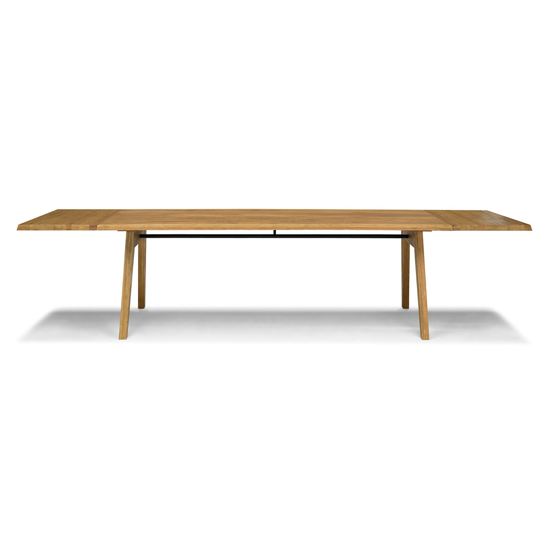 Madera 86" - 125" Solid Wood Extendable Dining Table - Oak 7 Madera 86" - 125" Solid Wood Extendable Dining Table - Oak