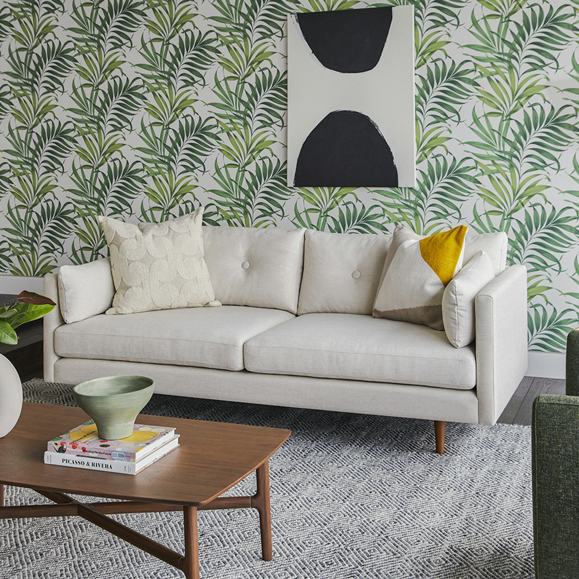 Anton 82" Sofa - Limestone