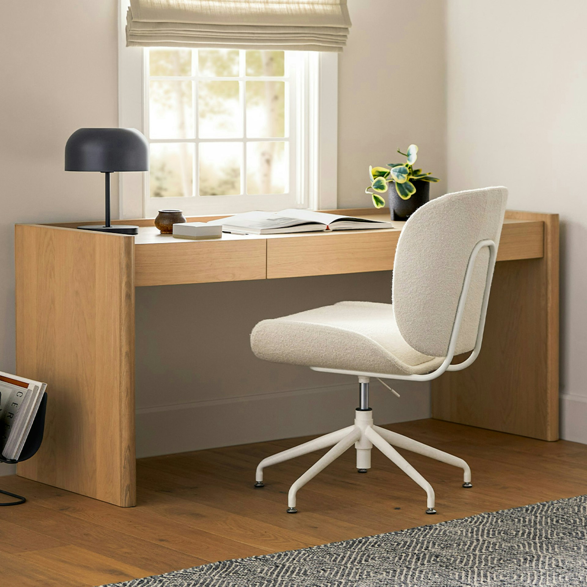 Torme 70" Desk - White Oak