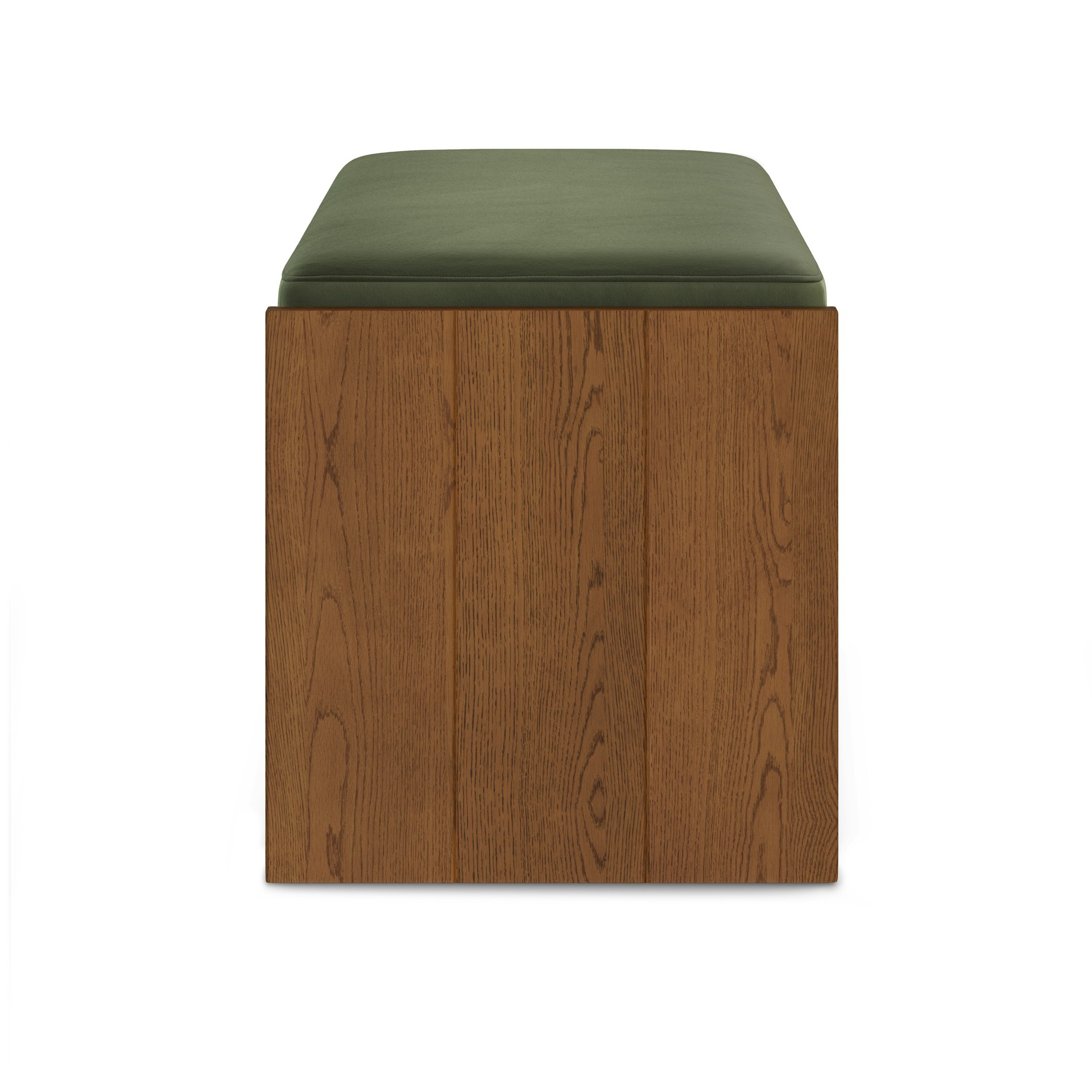 Cassie 56" Velvet Bench - Smoked Oak and Hale Fir Green 7 Cassie 56" Velvet Bench - Smoked Oak and Hale Fir Green