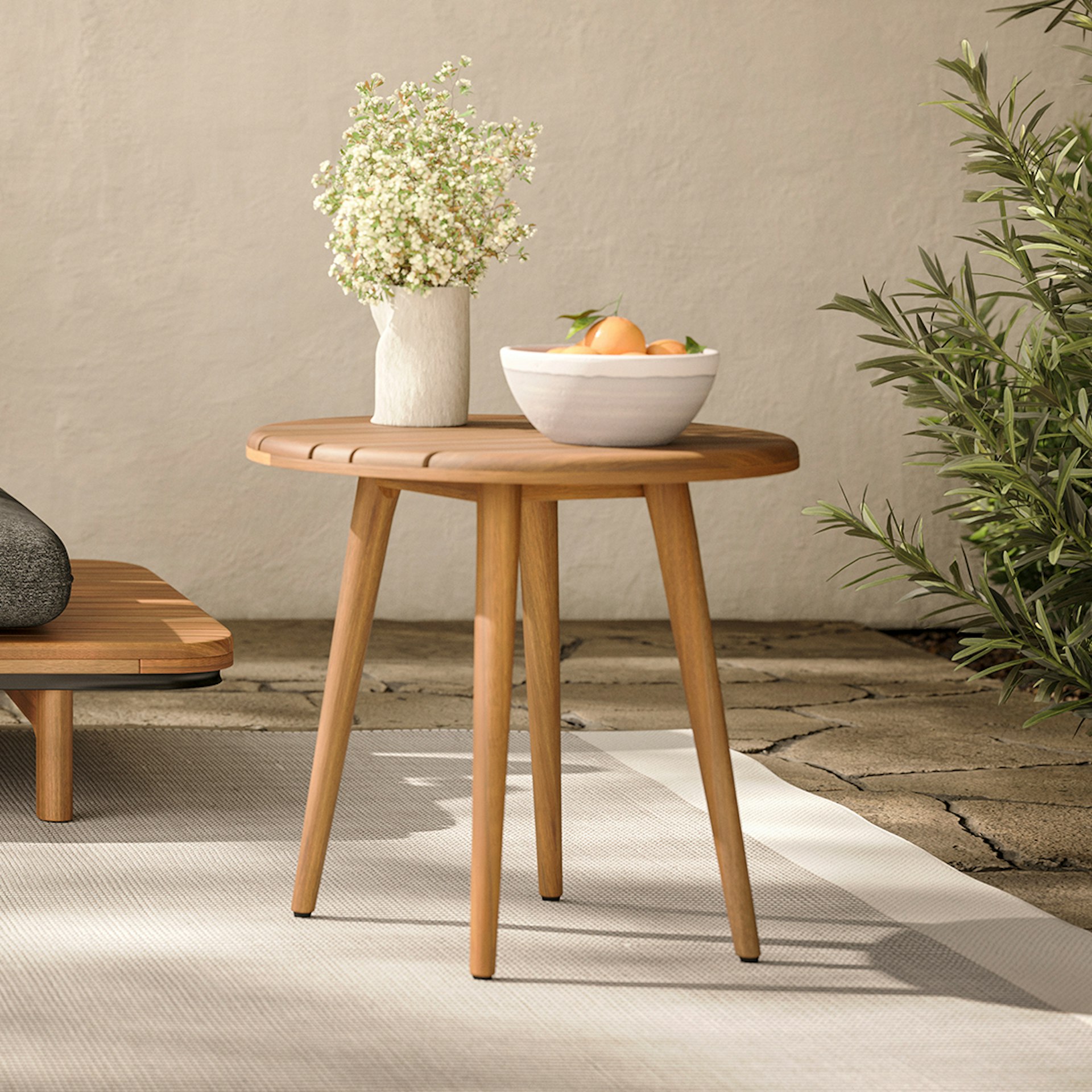 Aubyn 20" Outdoor Coffee Table - Acacia